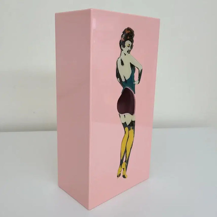 [BUNJANG] Pin-up Girl Tissue Box / 각티슈 케이스 핀업걸 티슈업걸 스펙트럼 핑크 화장대 카페 인테리어 소품