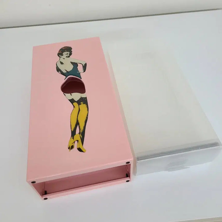 [BUNJANG] Pin-up Girl Tissue Box / 각티슈 케이스 핀업걸 티슈업걸 스펙트럼 핑크 화장대 카페 인테리어 소품