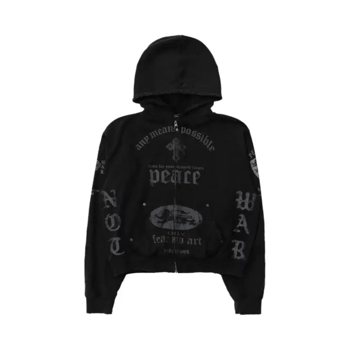 [BUNJANG] Badblood Dusty Hoodie Zip-up / [Badblood] (새상품) 배드블러드 더스티 후드집업