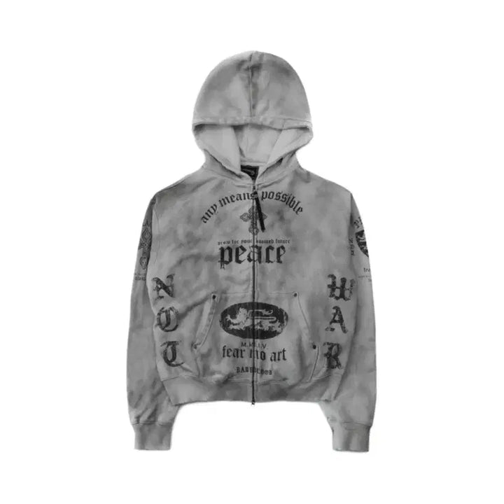 [BUNJANG] Badblood Dusty Hoodie Zip-up / [Badblood] (새상품) 배드블러드 더스티 후드집업