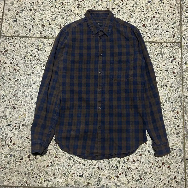[BUNJANG] A.P.C. Flannel Check Shirt / 아페쎄(A.P.C) 플란넬 체크 셔츠