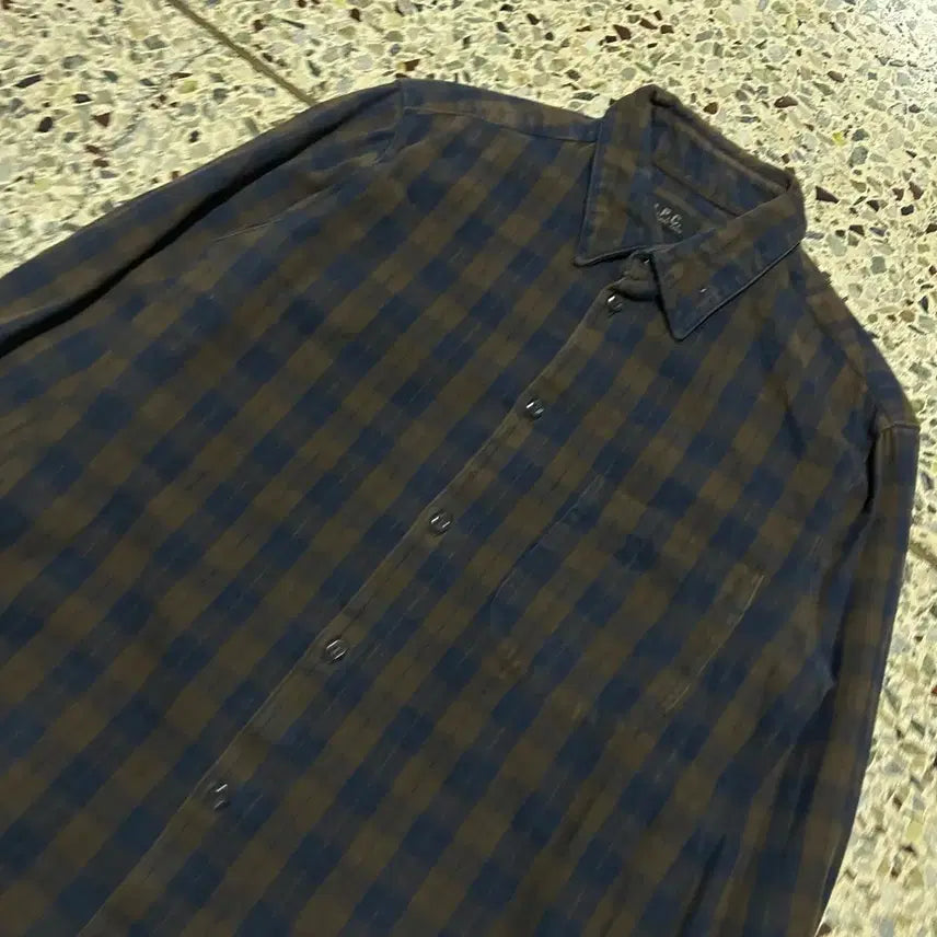 [BUNJANG] A.P.C. Flannel Check Shirt / 아페쎄(A.P.C) 플란넬 체크 셔츠