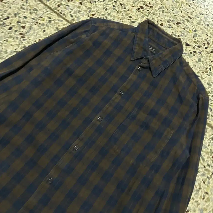 [BUNJANG] A.P.C. Flannel Check Shirt / 아페쎄(A.P.C) 플란넬 체크 셔츠