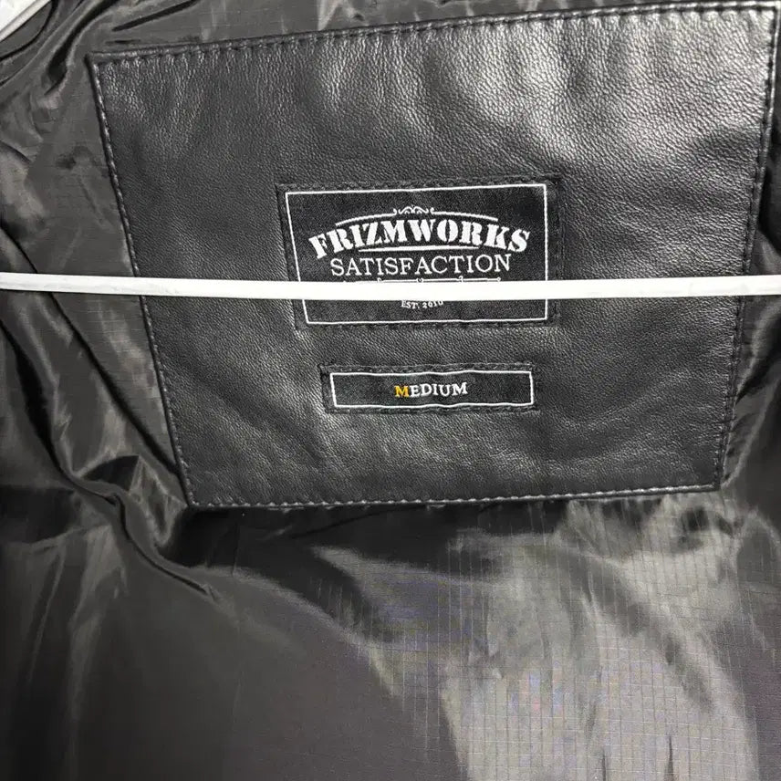 [BUNJANG] Prism Works Goose Down Parka / 프리즘웍스 구스다운 파카 가죽점퍼 가죽파카