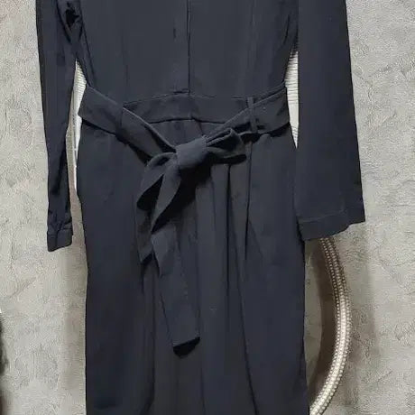 [BUNJANG] COS Black Belt Long Jumpsuit / COS 블랙 벨트 롱 점프슈트