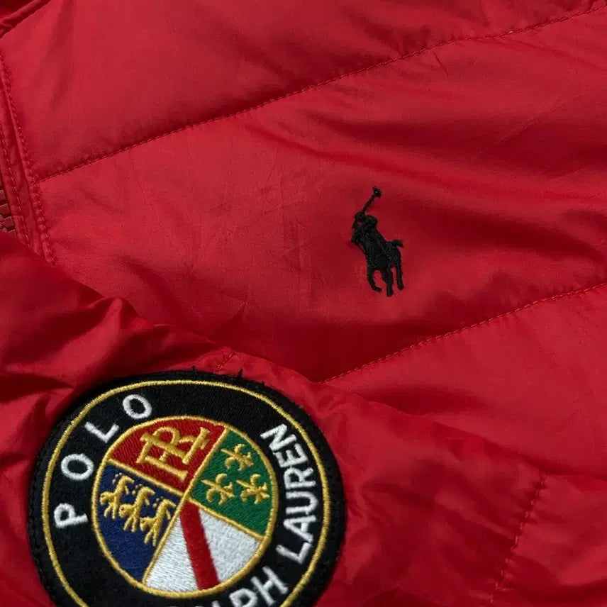 [BUNJANG] Polo Ralph Lauren Red Padded Jacket / 폴로 랄프로렌 레드 패딩