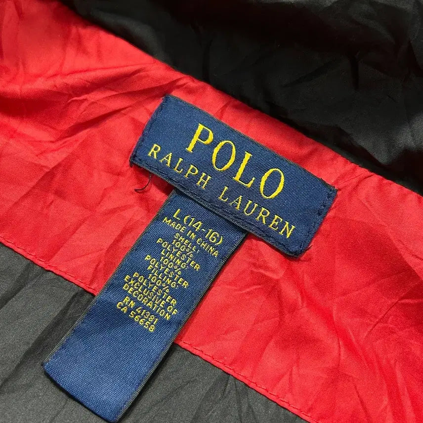 [BUNJANG] Polo Ralph Lauren Red Padded Jacket / 폴로 랄프로렌 레드 패딩