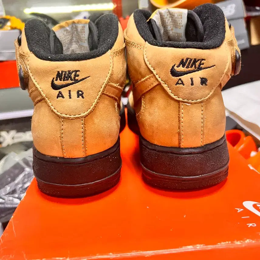 [BUNJANG] Nike Air Force 1 Mid '95 - Brown/Black - Sneakers / 90s 나이키 에어 포스1 sc 미드 된장