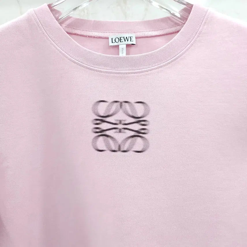 [BUNJANG] Loewe Pixel Anagram Printing Crop T-Shirt / XS / 로에베 픽셀 아나그램 프린팅 크롭 반팔 티셔츠