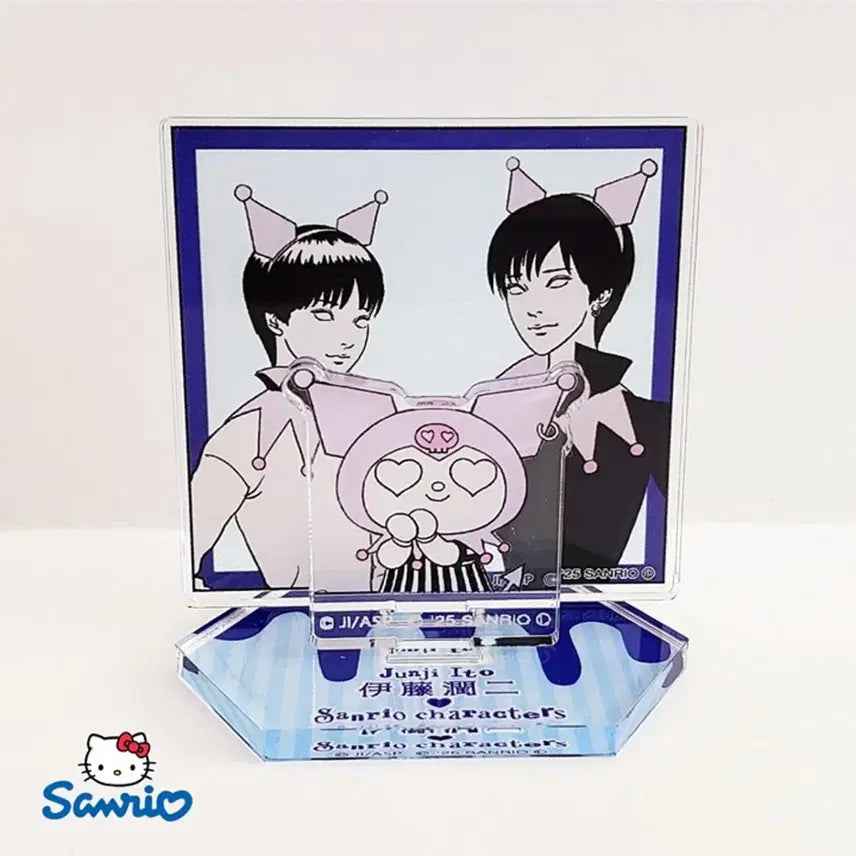 [BUNJANG] Sanrio x Junji Ito "Sakigake! Otoko Juku" Collaboration Kuromi Acrylic Stand / [미개봉] 산리오 이토준지 아크릴 스탠드 가챠 사거리 미소년 쿠로미