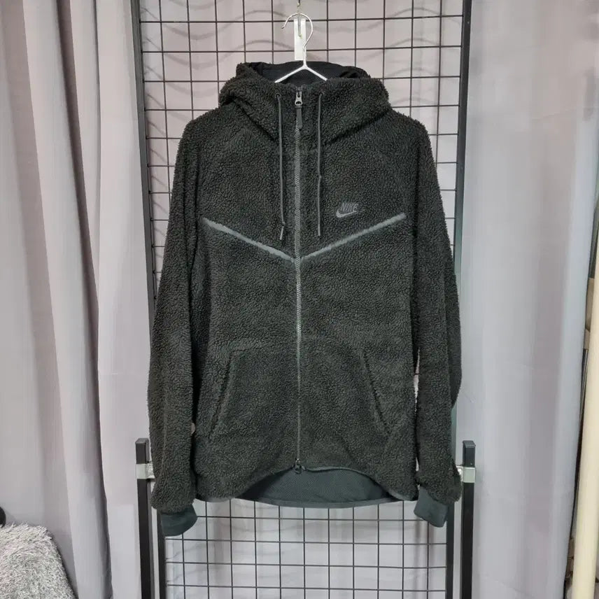 [BUNJANG] Nike NSW Windrunner Tech Fleece Full-Zip Hoodie / 나이키 후리스 NSW 윈드러너 테크 플리스 풀집 후디 뽀글이 100 L