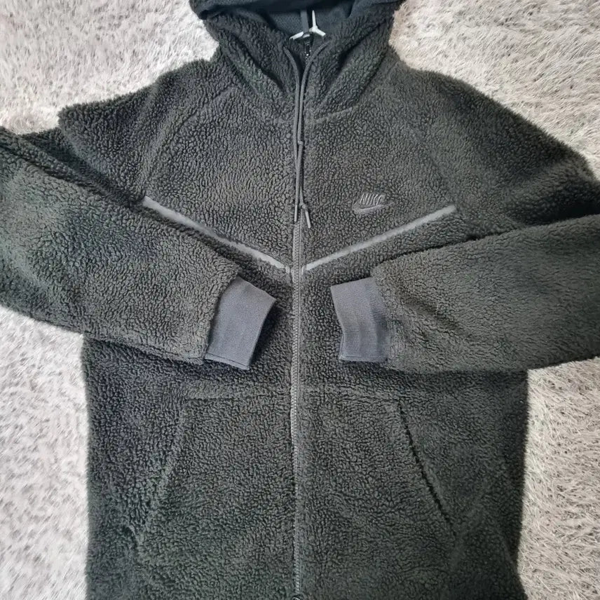 [BUNJANG] Nike NSW Windrunner Tech Fleece Full-Zip Hoodie / 나이키 후리스 NSW 윈드러너 테크 플리스 풀집 후디 뽀글이 100 L