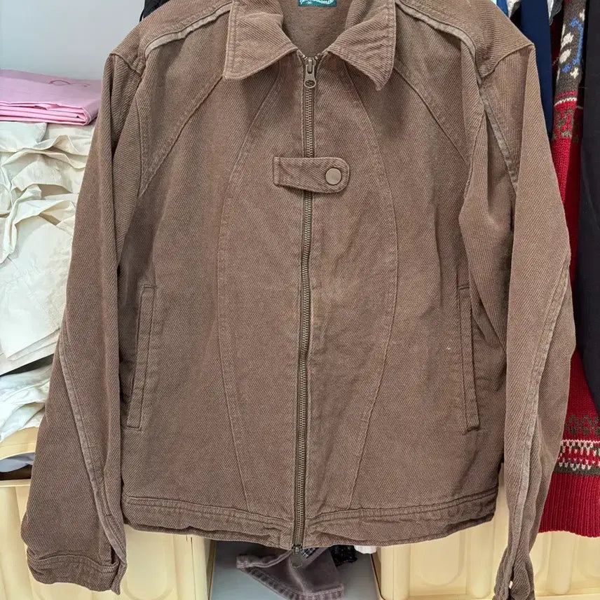 [BUNJANG] TheColdestMoment Jacket Brown M Size / thecoldestmoment 더콜디스트모먼트 브라운 자켓 M 갈색