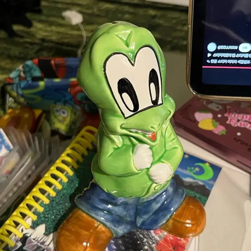 [BUNJANG] Arumdree Vintage Ceramic Dinosaur Piggy Bank / [초희귀/빈티지] 90년대 고전 도자기 공룡 저금통