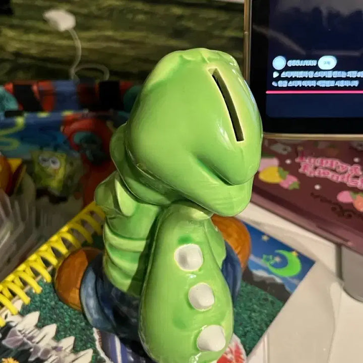 [BUNJANG] Arumdree Vintage Ceramic Dinosaur Piggy Bank / [초희귀/빈티지] 90년대 고전 도자기 공룡 저금통