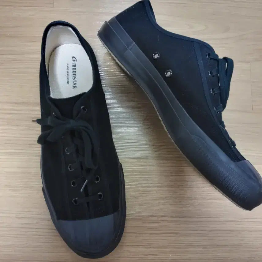 [BUNJANG] Moonstar Jim Classic Black Sneakers / 남성 문스타 짐클래식 블랙 270