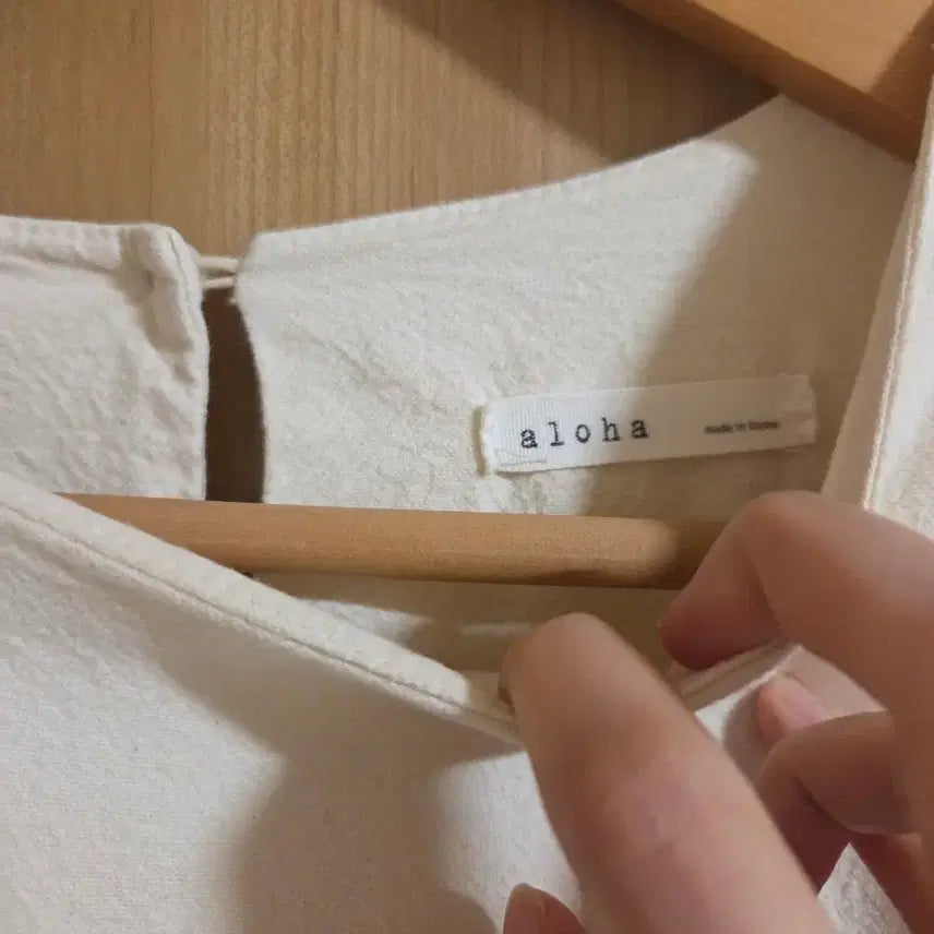 [BUNJANG] Aloha Ivory Long Dress / Aloha 아이보리 롱 원피스 (임부복용 추천, made in Korea