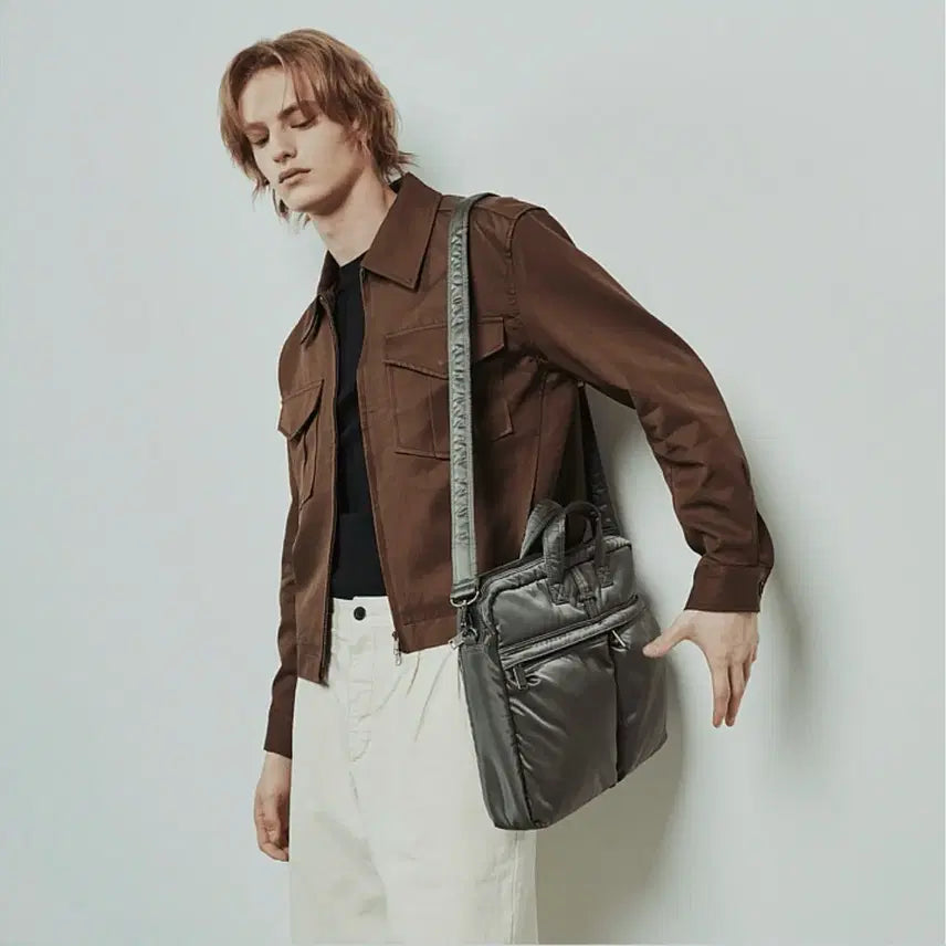 [BUNJANG] Louis Quatorze New Heritage Nylon Briefcase / [새제품] 루이까또즈 26년 신상 뉴 헤리티지 나일론 브리프케이스