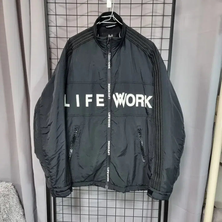 [BUNJANG] LifeWork Hideaway UNI Color Block Padded Jacket / 라이프워크 패딩 하이드어웨이 UNI 컬러블럭 점퍼 자켓 M