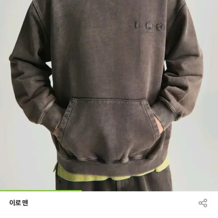 [BUNJANG] IRO Iro-man Pigment Washing Hoodie L / (새상품)25f/w IRO 이로맨 피그먼트 워싱 후드티 L