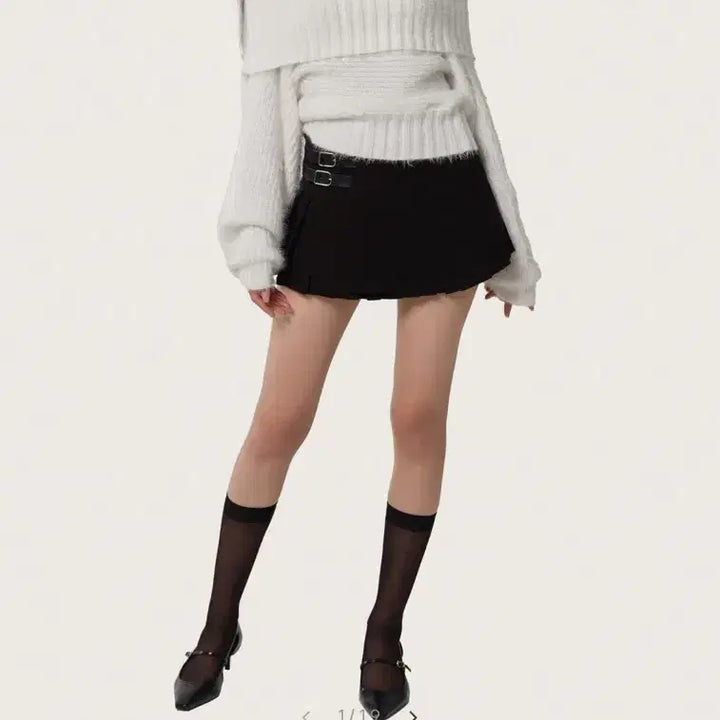 [BUNJANG] Clichy Palette Off-Shoulder Ribbon Knit / 클리시어 Palette off-shoulder ribbon knit