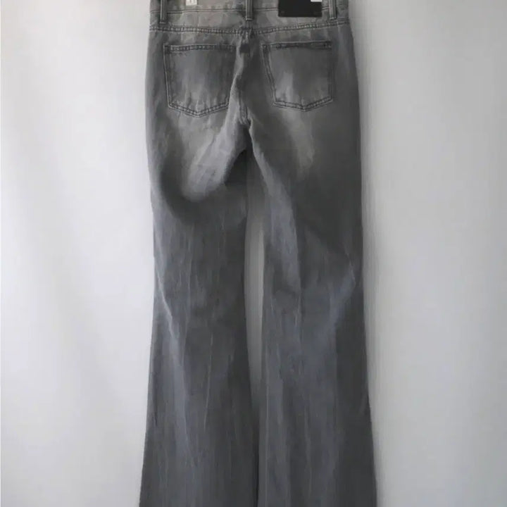 [BUNJANG] Zigzag Kyla Low Vintage Bootcut Pants Gray / 지그재그 키이라 로우 빈티지 부츠컷 팬츠 그레이