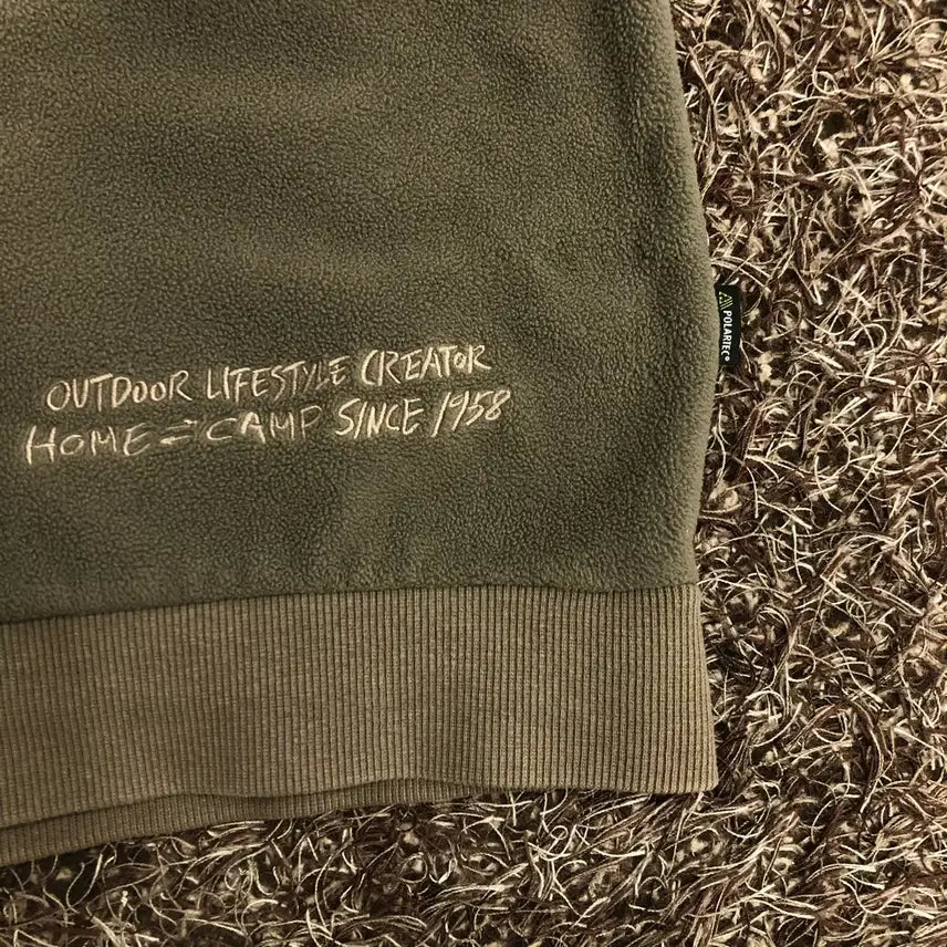 [BUNJANG] Snow Peak Fleece Pullover Sweatshirt / 95 스노우피크 플리스 풀오버 맨투맨