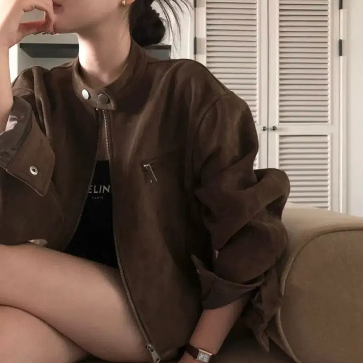 [BUNJANG] Beidelei Suede Jacket / 베이델리 스웨이드 자켓