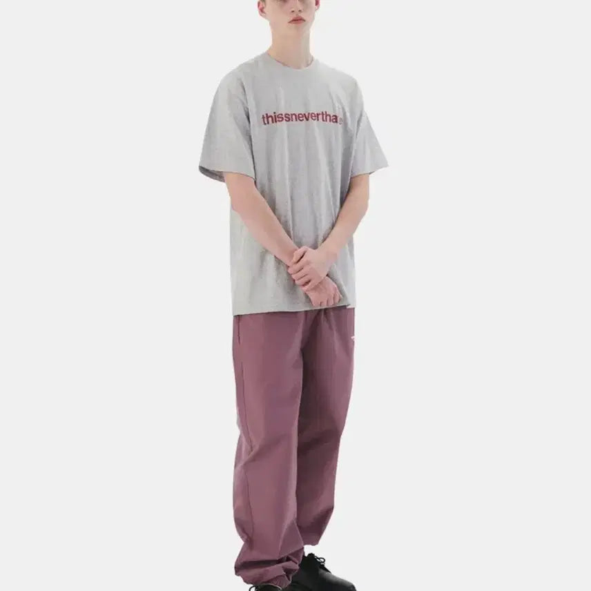 [BUNJANG] thisisneverthat Gym Pants Plum Pink Nylon Pants M / 무배 디스이즈네버댓 짐 팬츠 플럼 핑크 나일론 바지 m 30