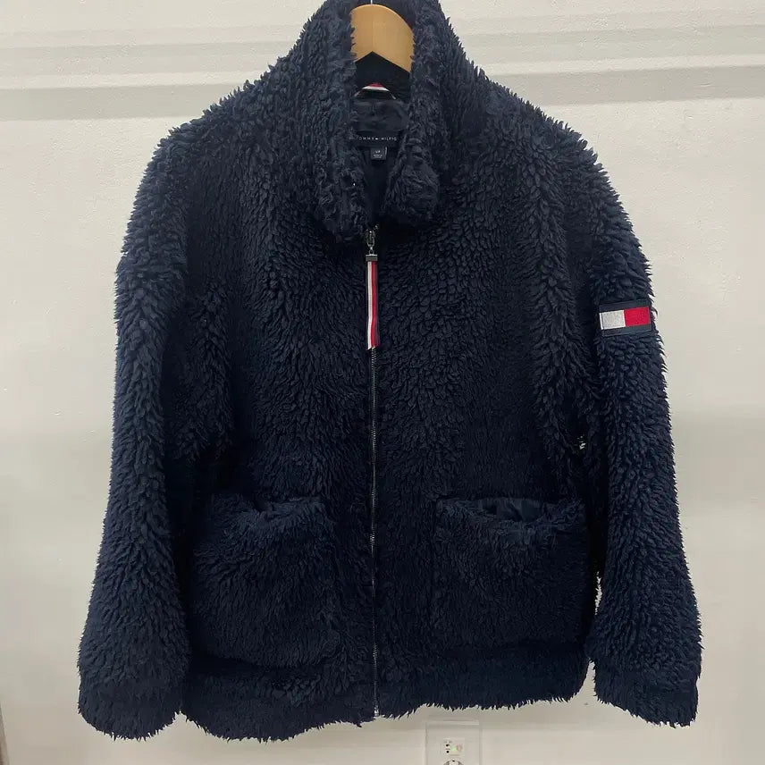 [BUNJANG] Tommy Hilfiger Oversized Fleece Jacket (S) / 타미힐피거 오버핏 후리스 자켓 S사이즈