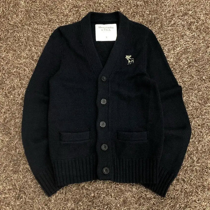 [SOLD OUT] S 아베크롬비 네이비 울 가디건