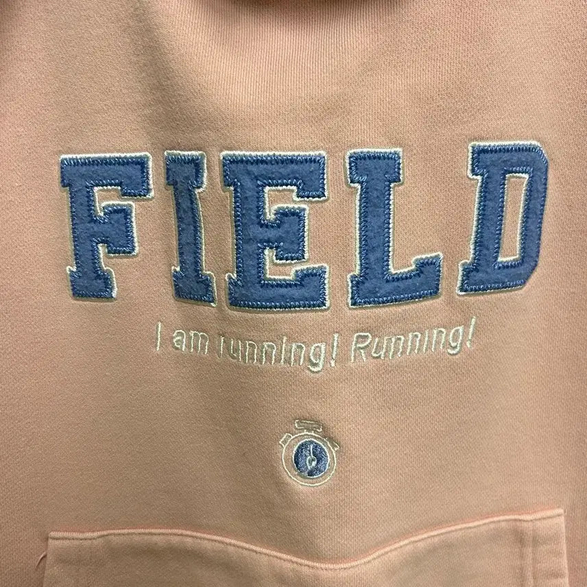 [BUNJANG] REGEN BOGEN Field Embroidered Hoodie (Pink) / [여자-90]레겐보겐 필드 자수 후드티