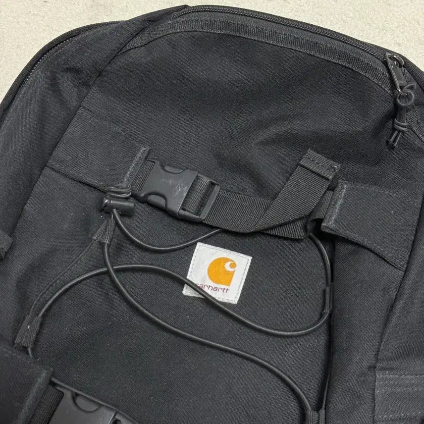 [BUNJANG] Carhartt Black Backpack Bag / 칼하트 블랙 백팩 가방