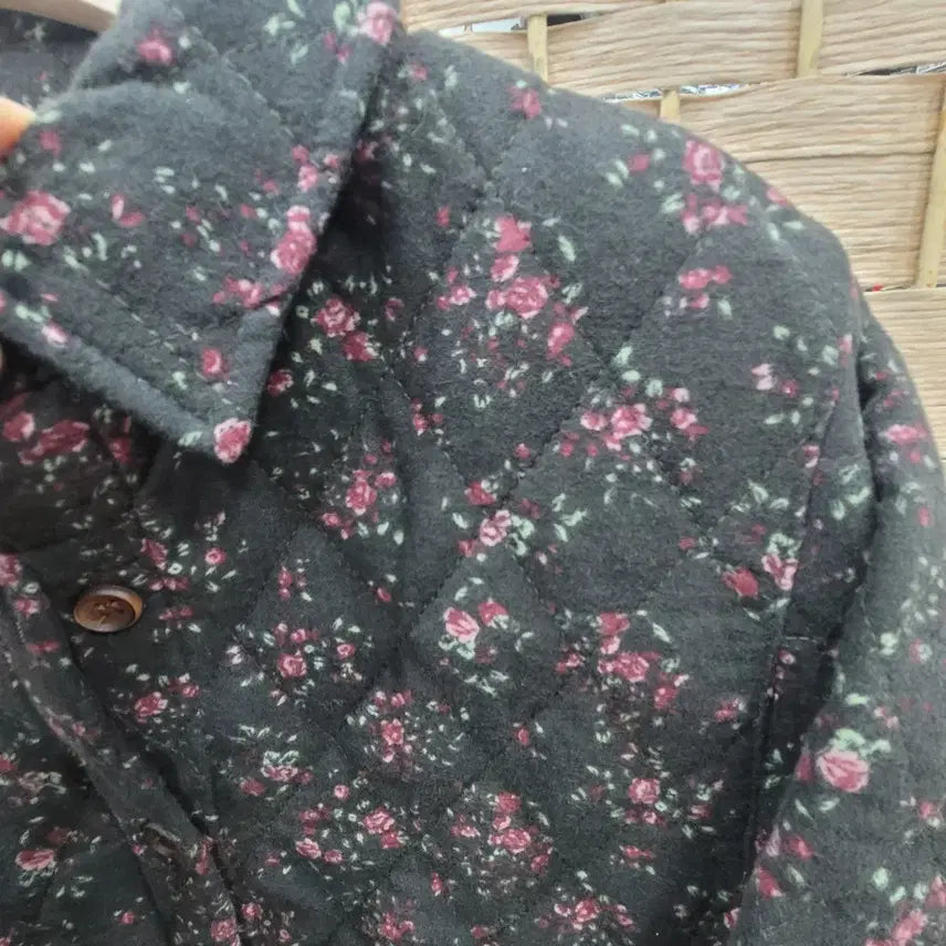 [BUNJANG] Flower Quilting Jacket / (새상품- 마지막 1장) 플라워 퀼팅 자켓/ 누빔자켓