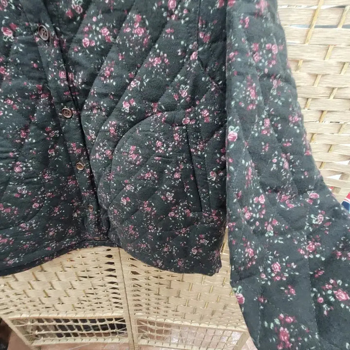 [BUNJANG] Flower Quilting Jacket / (새상품- 마지막 1장) 플라워 퀼팅 자켓/ 누빔자켓