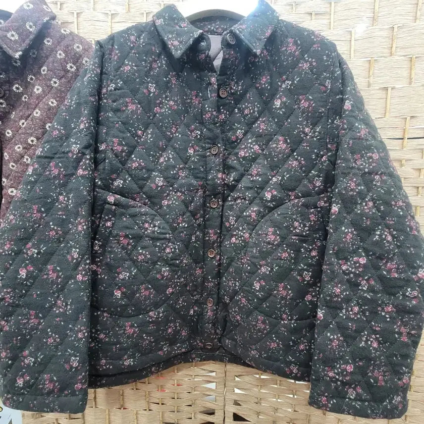 [BUNJANG] Flower Quilting Jacket / (새상품- 마지막 1장) 플라워 퀼팅 자켓/ 누빔자켓