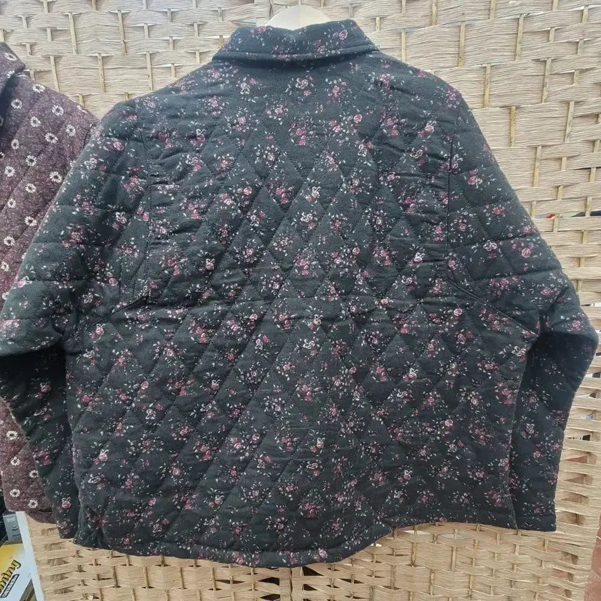 [BUNJANG] Flower Quilting Jacket / (새상품- 마지막 1장) 플라워 퀼팅 자켓/ 누빔자켓