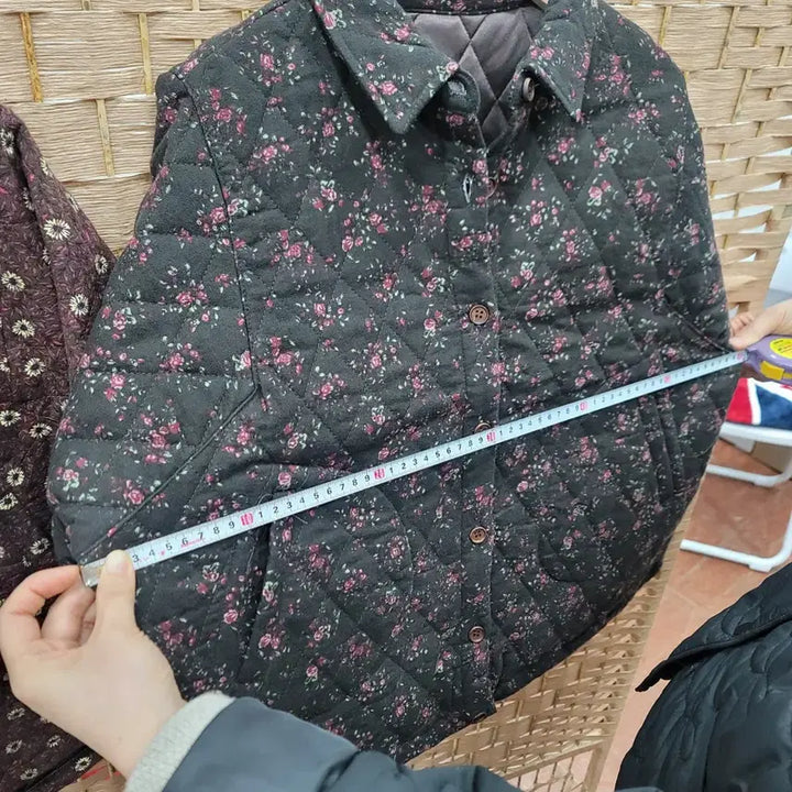 [BUNJANG] Flower Quilting Jacket / (새상품- 마지막 1장) 플라워 퀼팅 자켓/ 누빔자켓