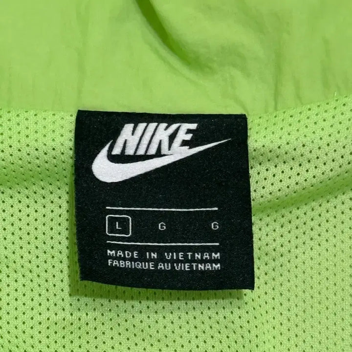 [BUNJANG] Nike Neon Anorak Windbreaker Jacket (L) / 나이키 형광 아노락 바람막이 L