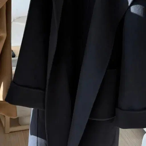 [BUNJANG] Hooded Navy Coat / 후드코트 네이비
