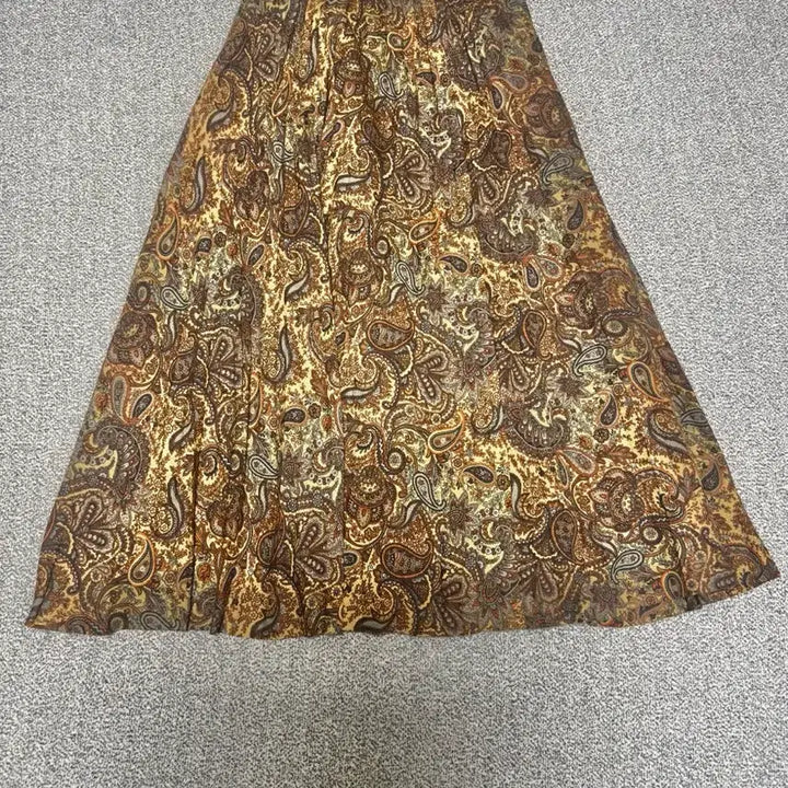 [BUNJANG] Japanese Vintage Paisley Pattern Long Skirt / 