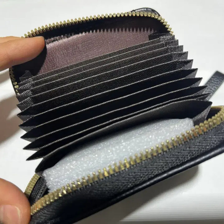 [BUNJANG] Accordion Zipper RFID Card Wallet / 새상품) 아코디언 지퍼 스캔방지 RFID 카드지갑