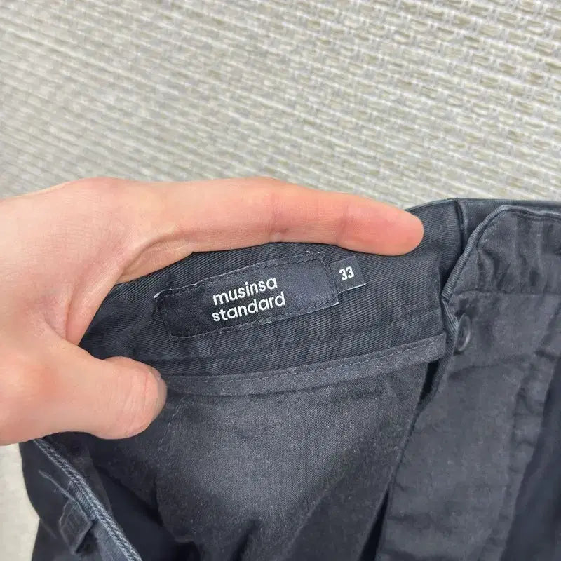 [SOLD OUT] 무신사스탠다드 캐주얼 코튼팬츠 면바지 33인치 M11682