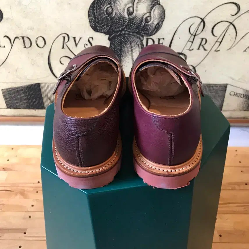 [BUNJANG] Mark McNairy Double Monk Strap Shoes / (N)마크맥네어리 더블몽크 체리/버건디 UK 8.5