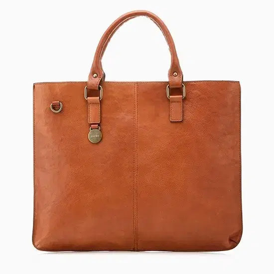 [BUNJANG] Unisex Leather Crossbody Briefcase / (남녀공용) 천연가죽 크로스 서류가방