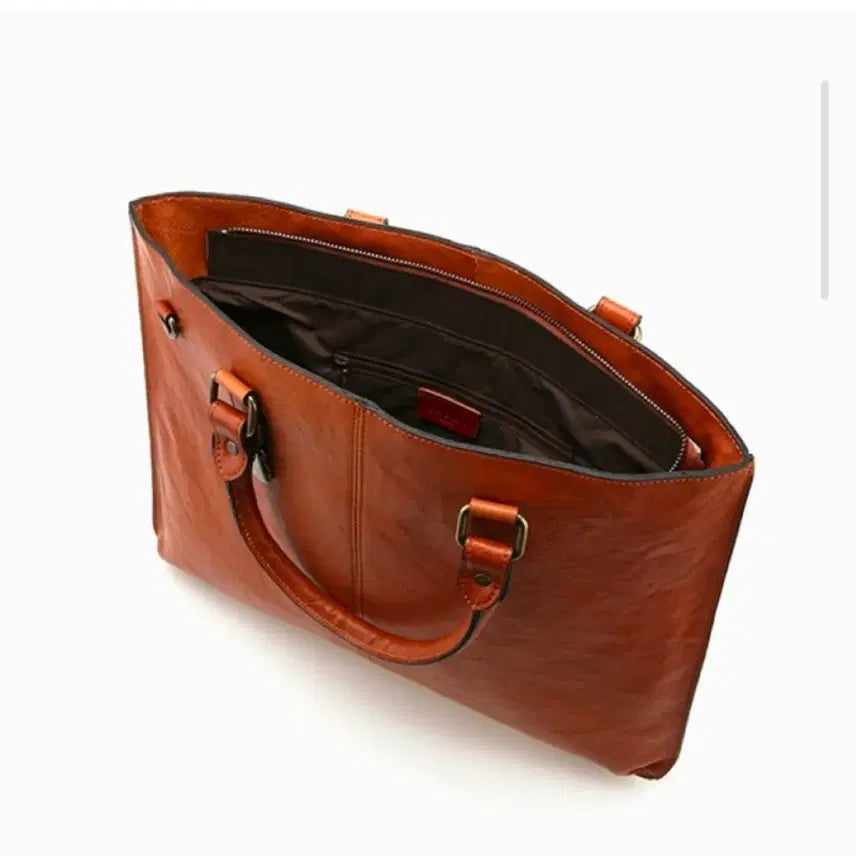 [BUNJANG] Unisex Leather Crossbody Briefcase / (남녀공용) 천연가죽 크로스 서류가방