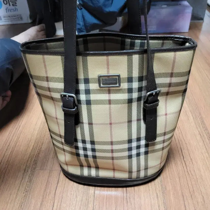 [BUNJANG] Burberry Check Tote Bag / 버버리 체크 토트백 가방