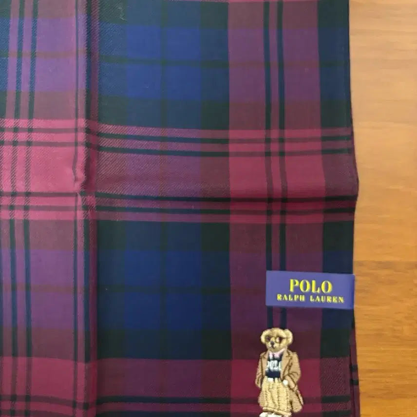 [BUNJANG] Polo Ralph Lauren Check Handkerchief / 폴로 랄프로렌 체크 손수건