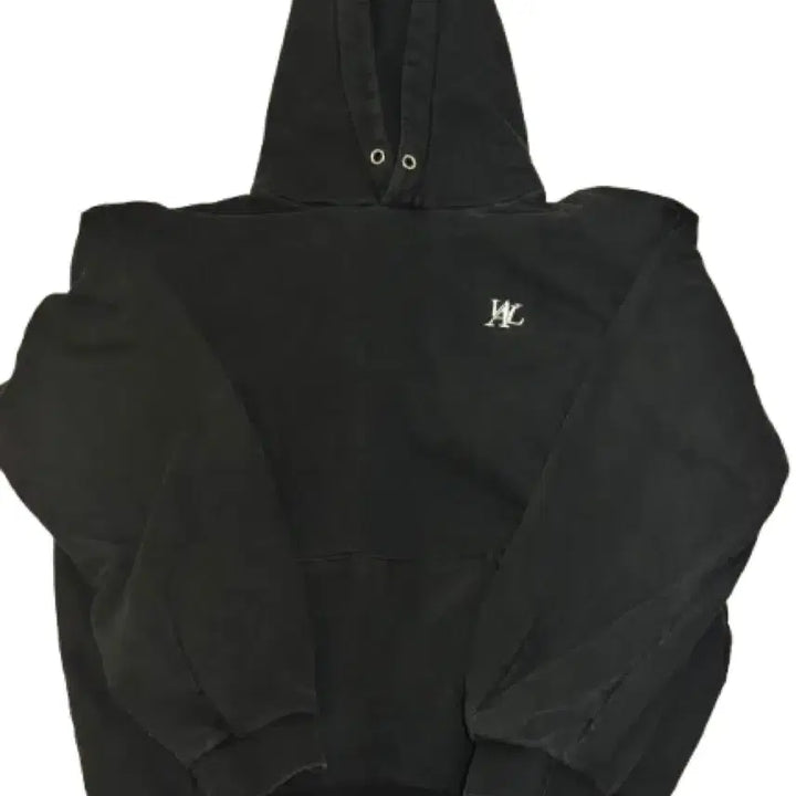 [BUNJANG] WOOALONG Hoodie Black L / 우알롱 후드티 블랙 L