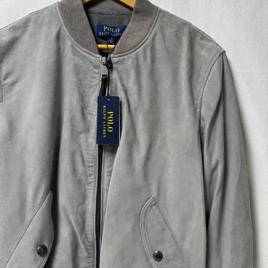 [SOLD OUT] 폴로 랄프로렌 스웨이드 봄버 가죽 자켓 M